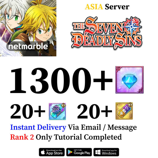 Seven Deadly Sins Grand Cross Account with Diamonds [Asia]