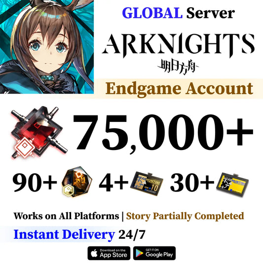 Arknights Endgame Reroll Account with Orundum, 510+ Originite Prime [GLOBAL]