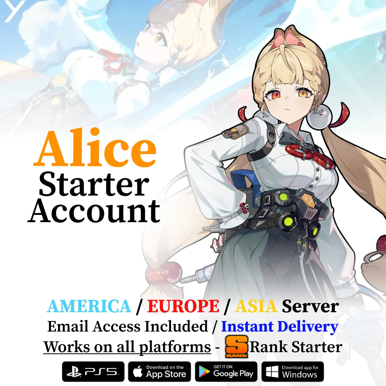 Alice Thymefield Reroll Account