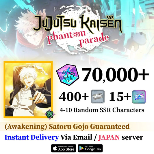Honored One Satoru Gojo (Awakening) Reroll Account Jujutsu Kaisen Phantom Parade [JAPAN]