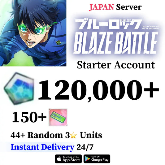 Blue Lock: Blaze Battle Starter Account (Japan Server)