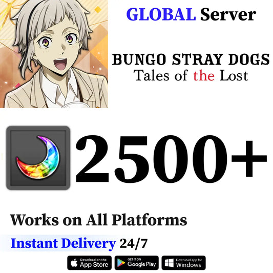 Bungo Stray Dogs: TotL Starter Reroll Account with Ability Stones [Global]