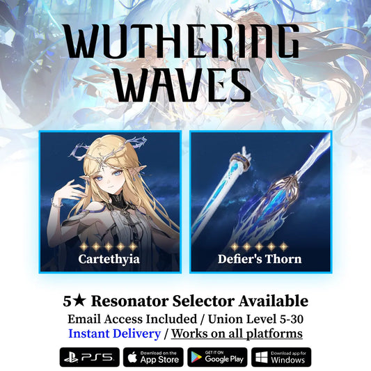 Cartethyia with Defier's Thorn Starter Reroll Account WUWA