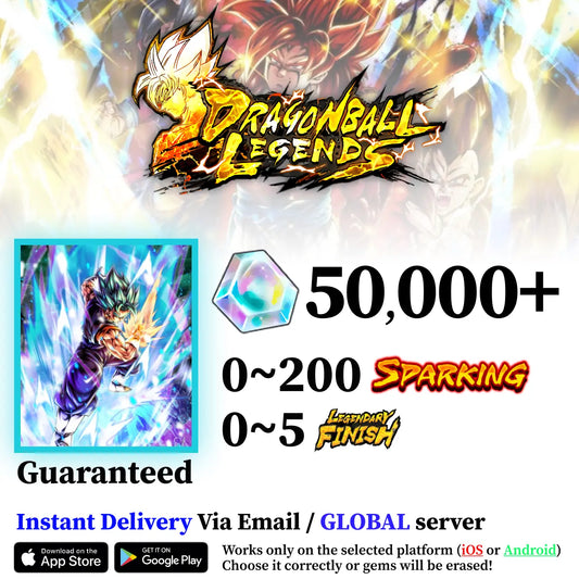 Dragon Ball Legends Super Saiyan God SS Vegito Starter Account [iOS/Android]