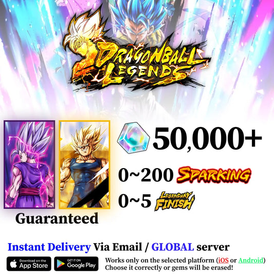 Dragon Ball Legends NEW Beast Gohan with Majin Vegeta Account [iOS/Android]