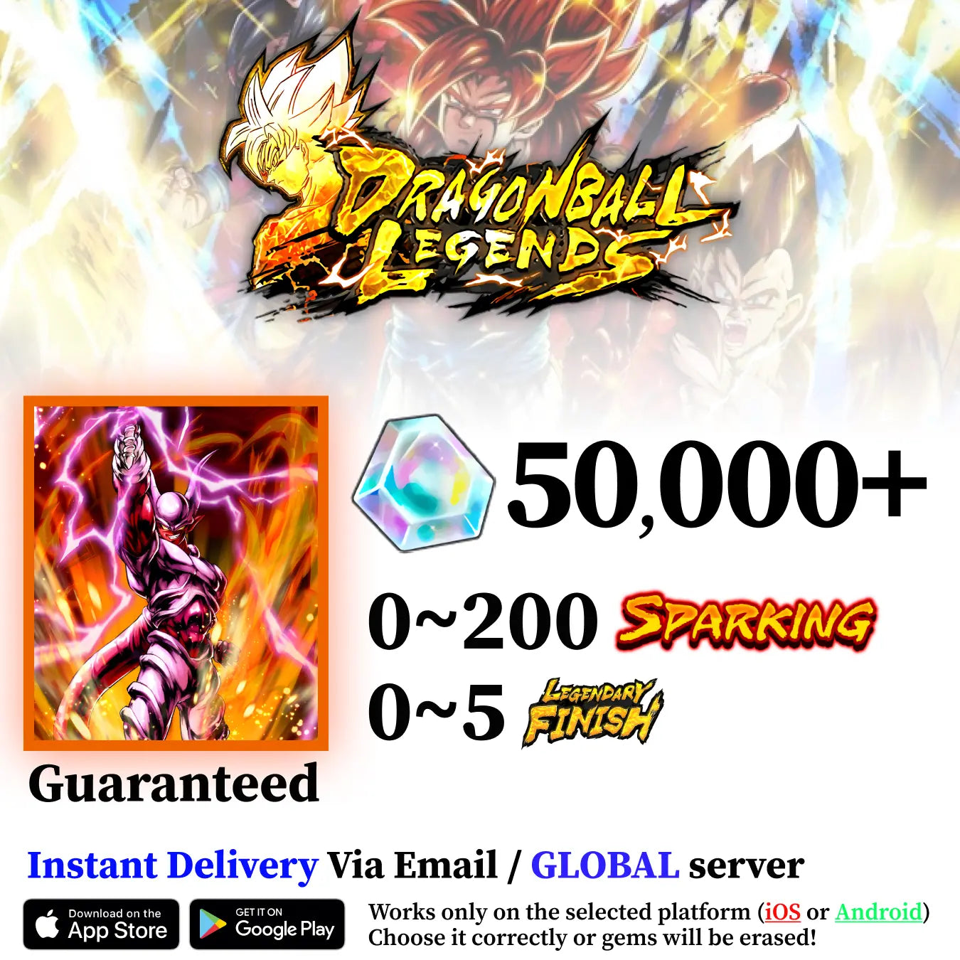 Dragon Ball Legends UL Super Janemba Starter Account [iOS/Android]