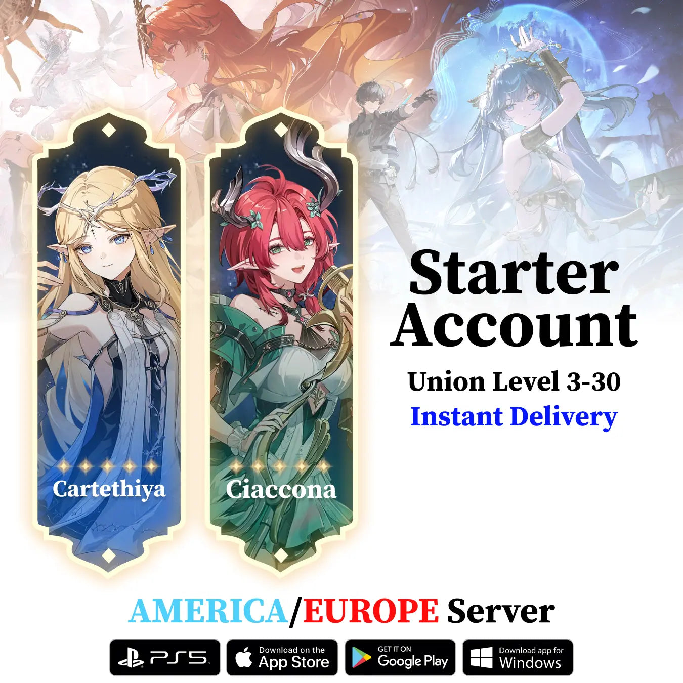 Wuthering Waves Double 5✦ Resonator Starter Reroll Account