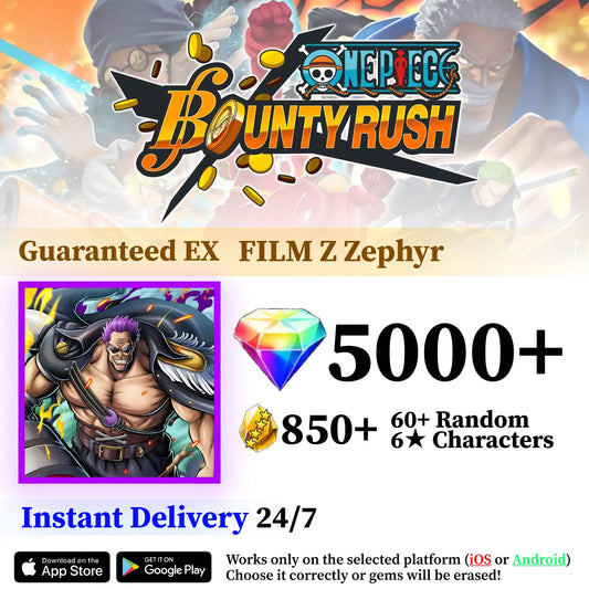 FILM Z Zephyr OPBR Starter Reroll Account