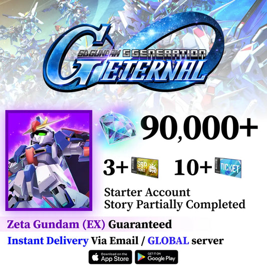Eternal Zeta Gundam Account SD Gundam G Generation ETERNAL [GLOBAL]