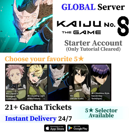Kaiju No. 8 Starter Account with 5★ [Global]