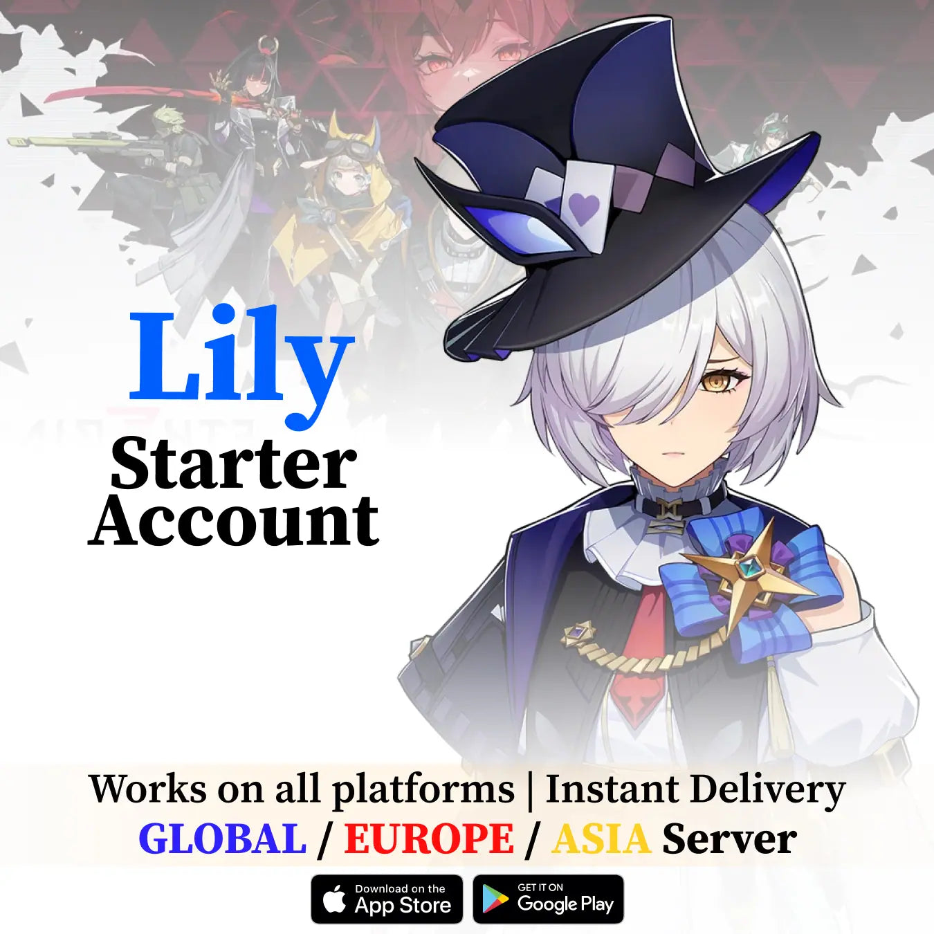 Lily Starter Accounts Etheria Restart [GLOBAL/EUROPE/ASIA]