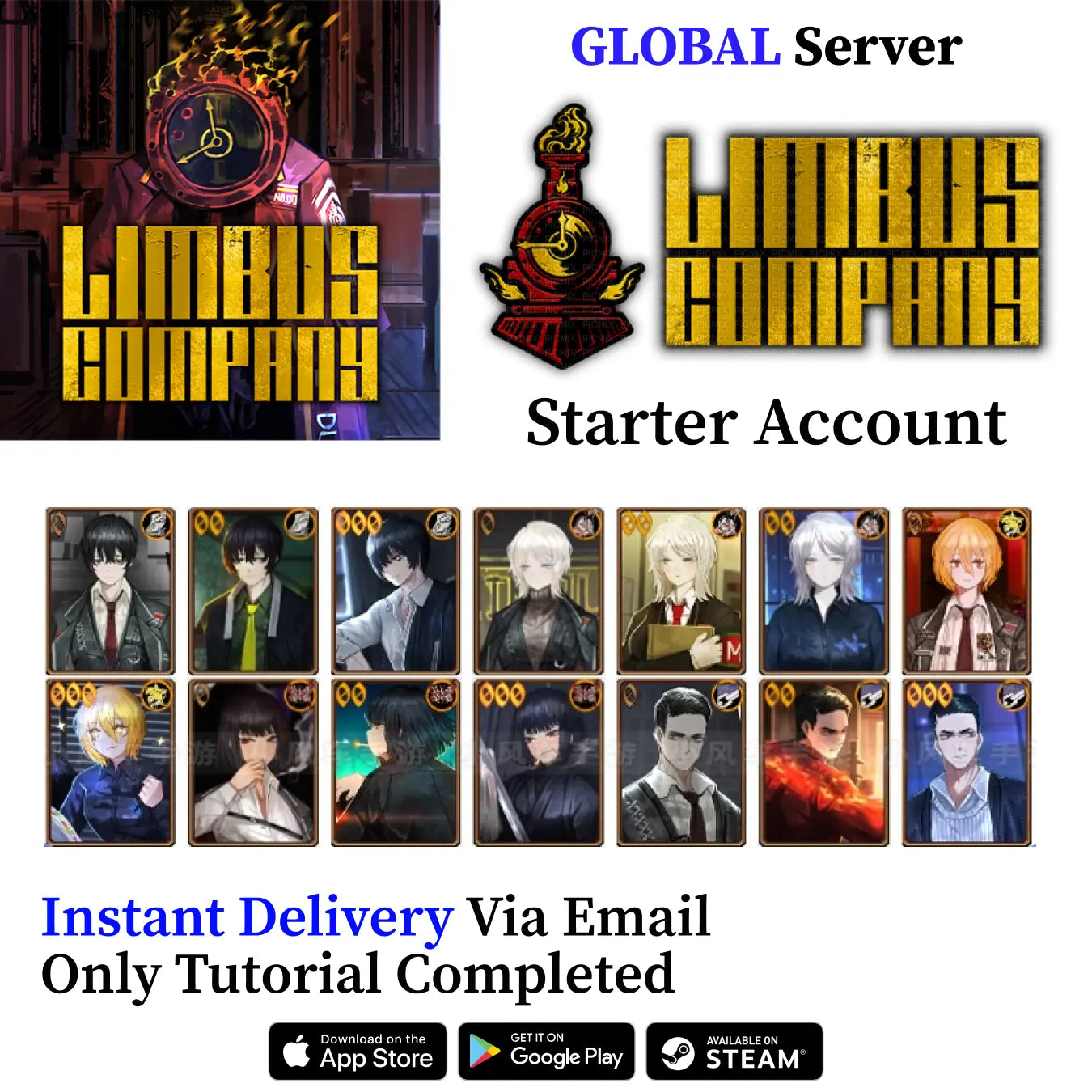 Limbus Company Reroll Accounts | Guaranteed Limited 3★ Identities