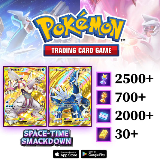 Space-Time Smackdown Account Pokémon TCG Pocket