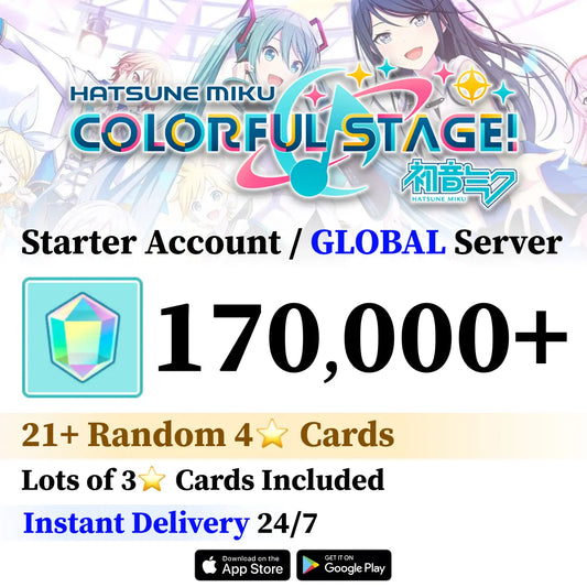 Project Sekai Reroll Account with 170,000+ Gems [GLOBAL]