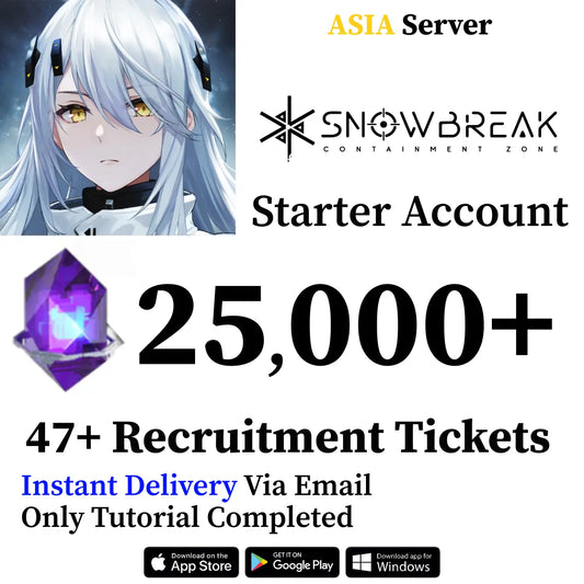 Snowbreak: Containment Zone Starter Reroll Account with DigiCash [Global/Asia]