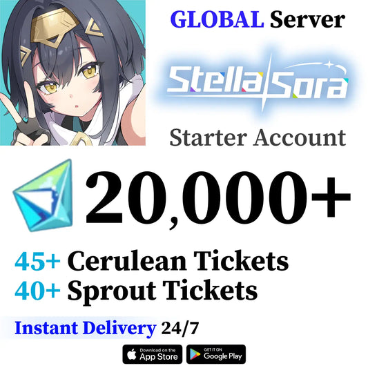 Stella Sora Starter Account with 20,000+ Gems [Global]