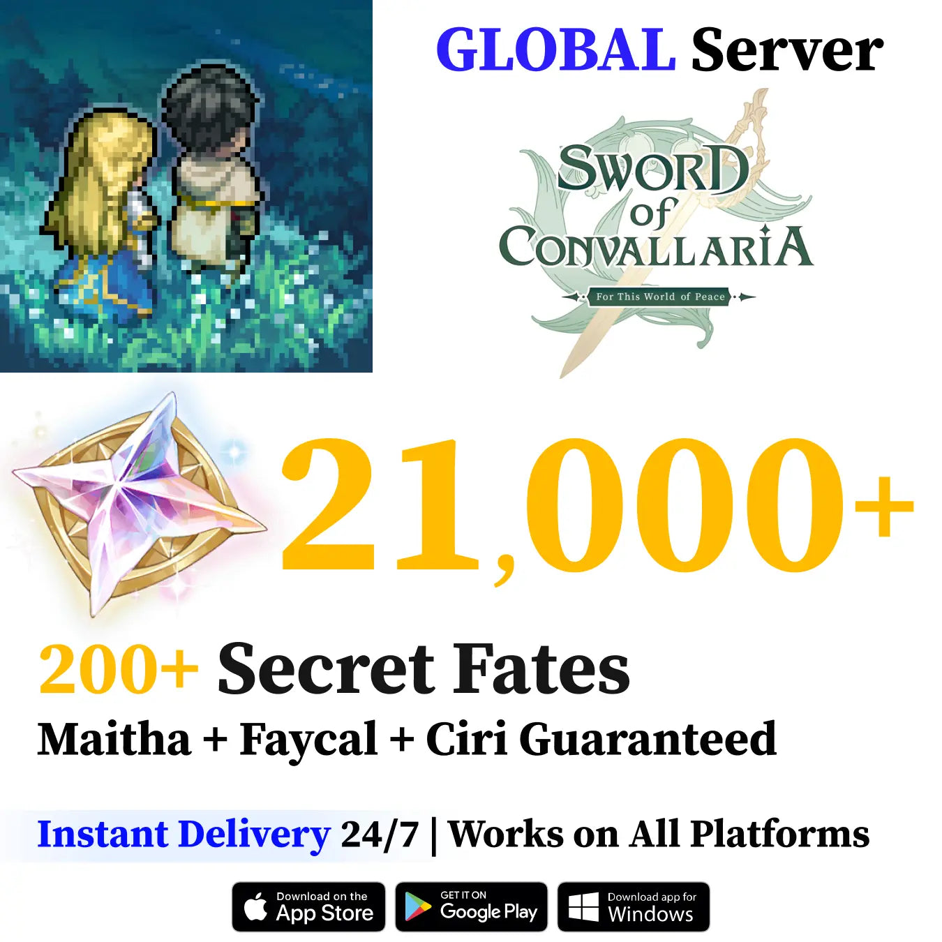 Sword of Convallaria Starter Account [Global]
