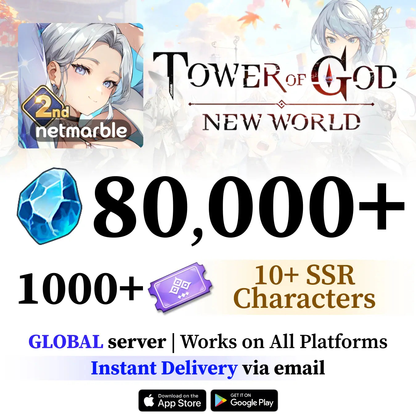 Tower of God New World Reroll Account with Suspendium [GLOBAL]