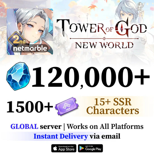 Tower of God New World Reroll Account Gems [GLOBAL]