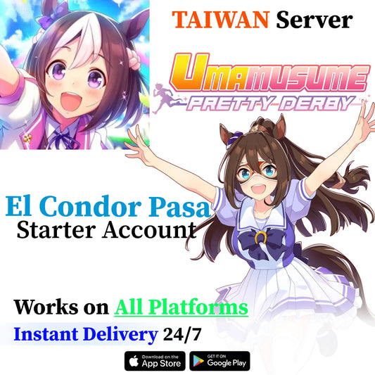 El Condor Pasa (Speed) Uma Musume Starter Account with Gems [Taiwan]